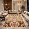 سجاد تركي اوركيد نقش كوري HR36A تيرا كريم مقاس 50*80