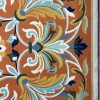 سجاد تركي اوركيد نقش كوري HR36A تيرا كريم مقاس 50*80