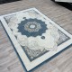 Turkish Paris carpet modern soft 0DS90Z blue light beige size 200*200 Turkish Paris carpet modern soft 0DS90Z blue light beige size 200*200