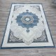 Turkish Paris carpet modern soft 0DS90Z blue light beige size 200*200 Turkish Paris carpet modern soft 0DS90Z blue light beige size 200*200