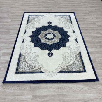 سجاد تركي باريس مودرن ناعم 0DS90Z كحلي بيج فاتح مقاس 250*350