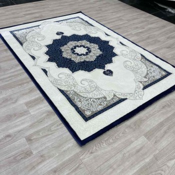 سجاد تركي باريس مودرن ناعم 0DS90Z كحلي بيج فاتح مقاس 250*350