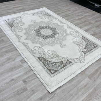 سجاد تركي باريس مودرن ناعم 0DS90Z ايفوري بيج فاتح مقاس 200*200