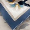 سجاد رمادا نقش كوري تركي A334A سماوي غامق مقاس 250*350