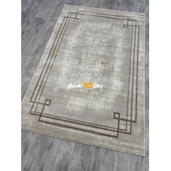 سجاد تركي اطار برواز رويا 32 بيج غامق مقاس 80*150 سجاد تركي اطار برواز رويا 32 بيج غامق مقاس 80*150
