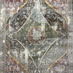 سجاد تركي سامبا حرير  232 اخضر بني