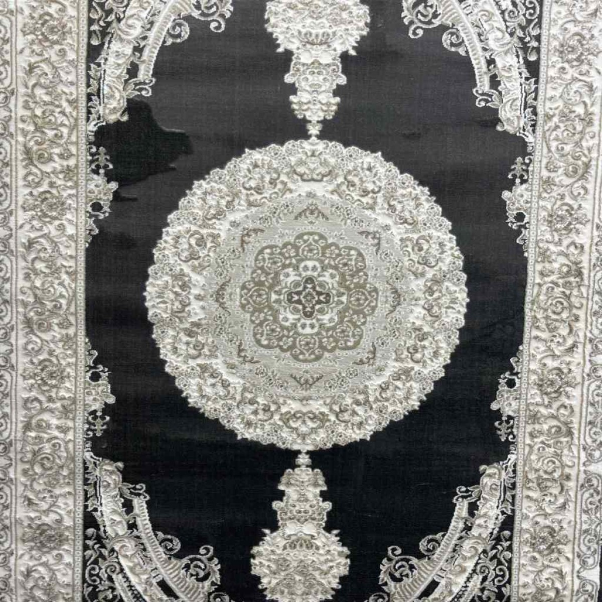 سجاد سيلك هاندا تركي P964C رصاصي مقاس 300*500