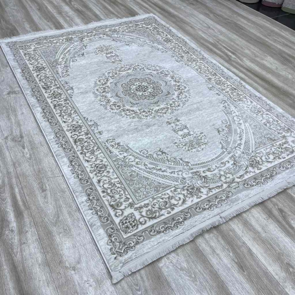 سجاد سيلك هاندا تركي P964C كريم كريم مقاس 100*200