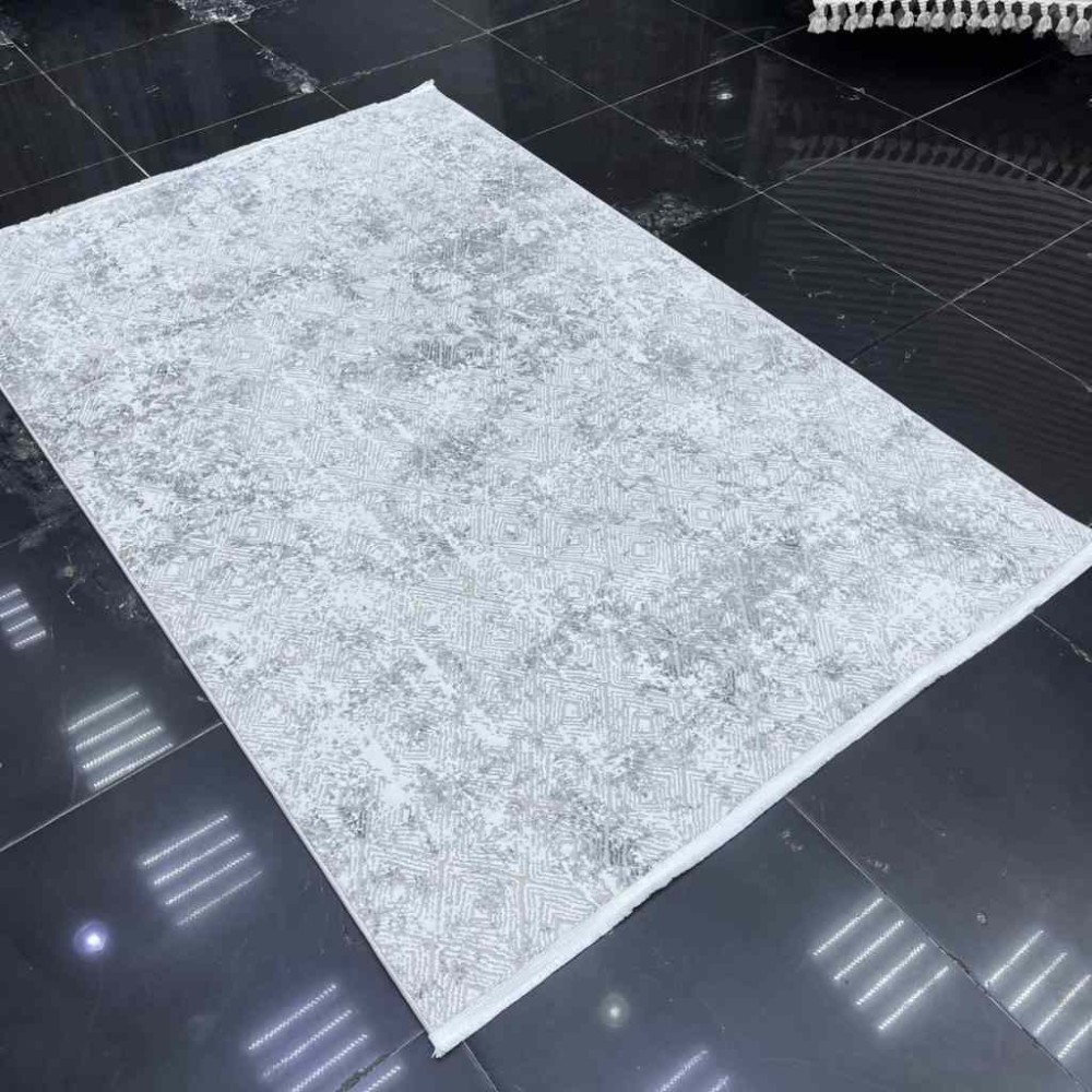 سجاد تركي فيرونا 10273A رصاصي مقاس 100*200