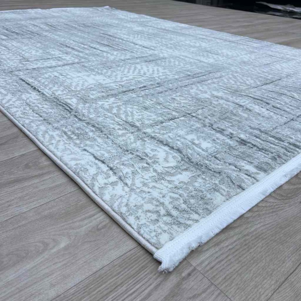 سجاد تركي فيرونا 02725A رصاصي مقاس 100*200