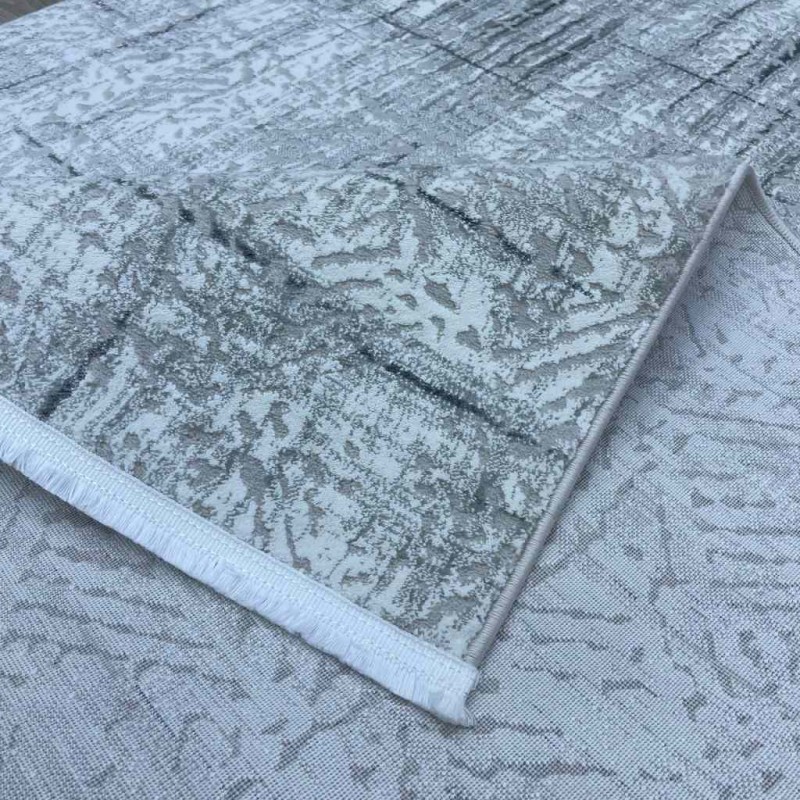 سجاد تركي فيرونا 02725A رصاصي مقاس 250*350