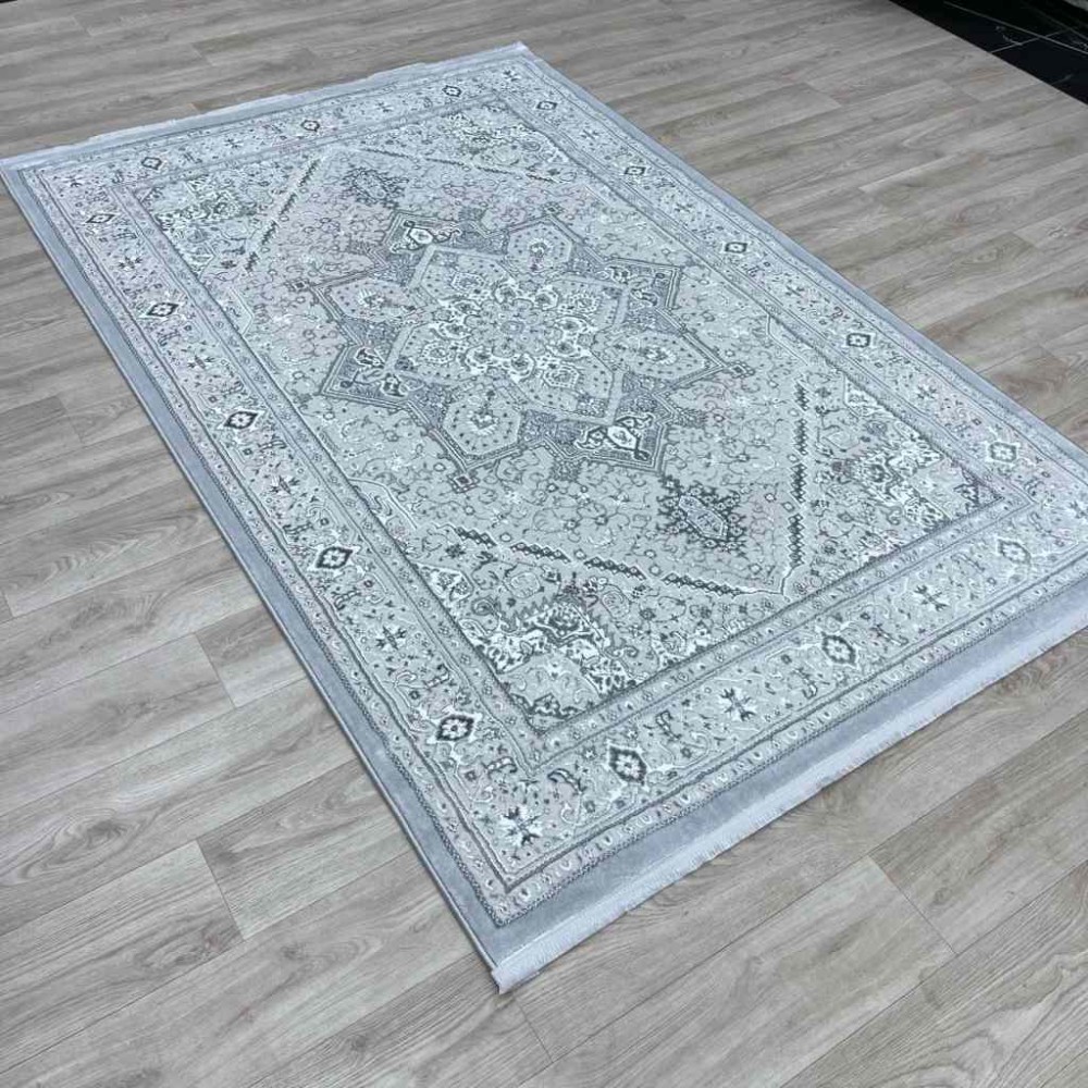 سجاد تركي فيرونا 05827K رصاصي مقاس 100*200