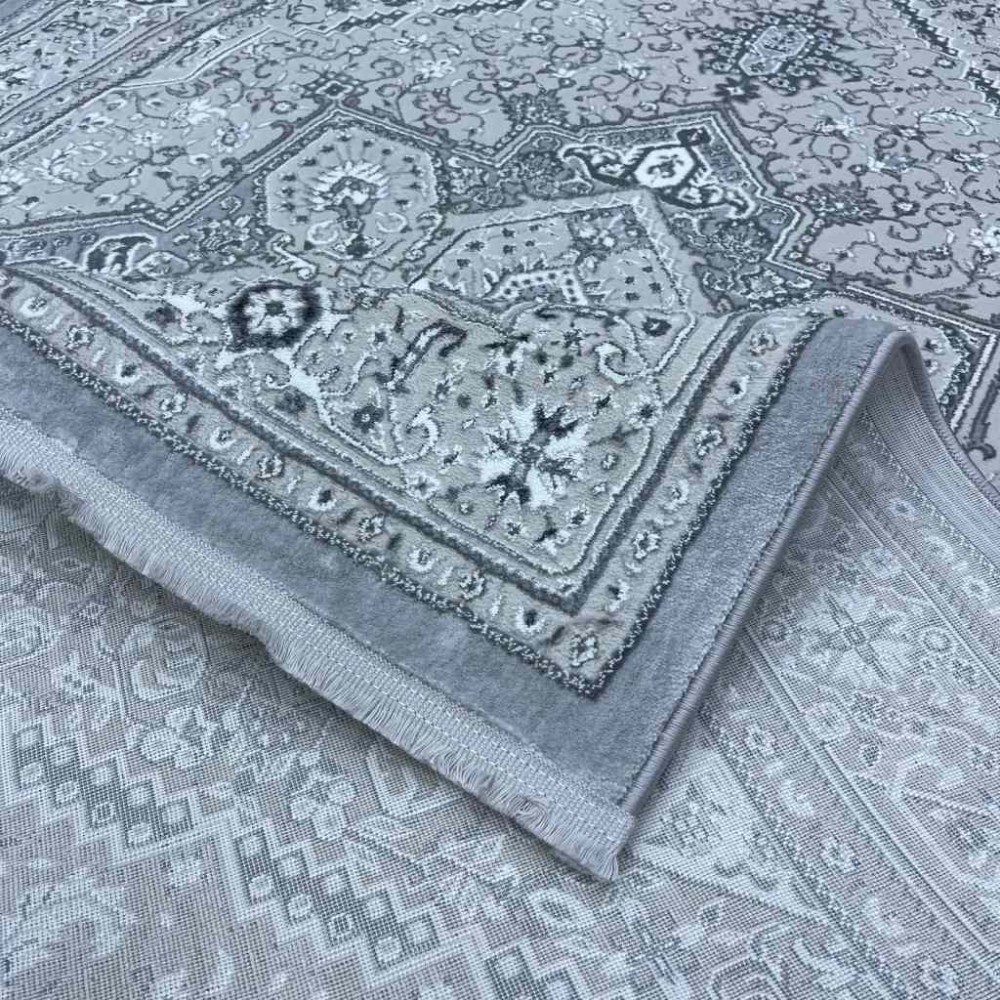 سجاد تركي فيرونا 05827K رصاصي مقاس 100*200