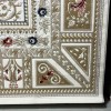 سجاد فرساي نقش فرنسي تركي HN71A ابيض ذهبي مقاس 150*220