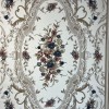 سجاد فرساي نقش فرنسي تركي MN87A ابيض بيج مقاس 250*350