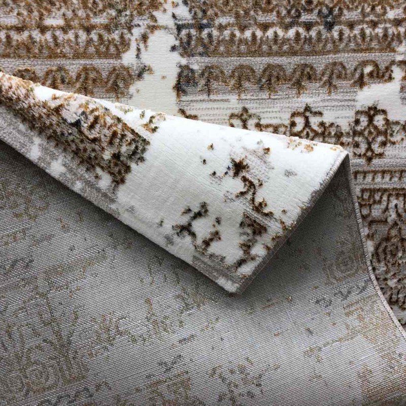 سجاد فيستا  A0110 جورجيا  بيج و ذهبي