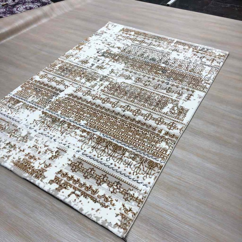 سجاد فيستا  A0110 جورجيا  بيج و ذهبي