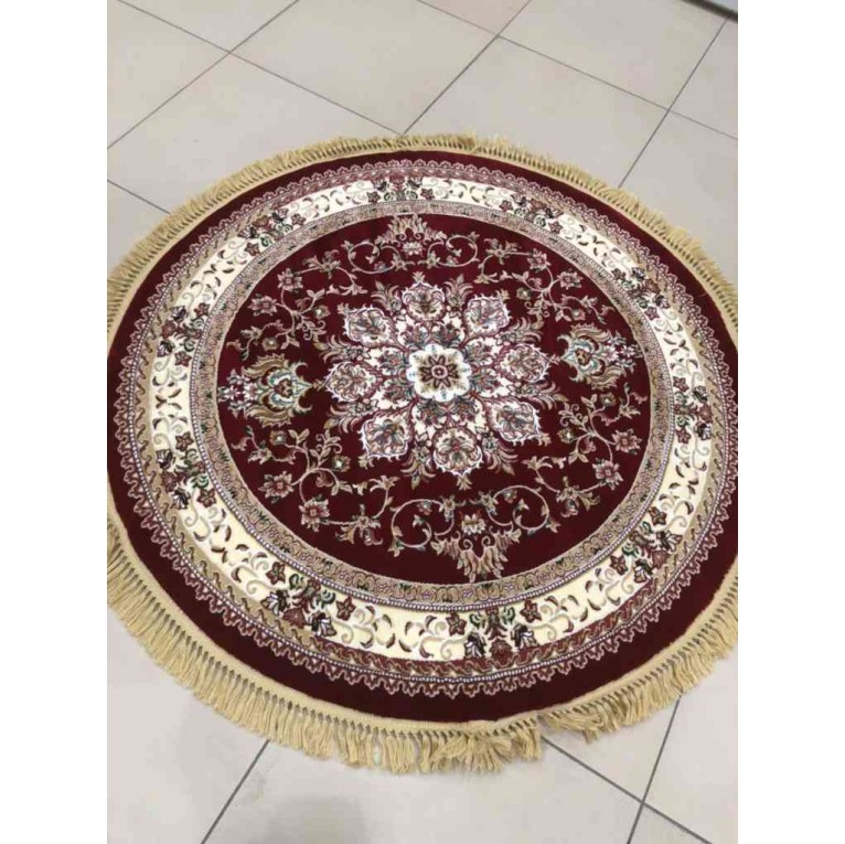 سجاد تركي لمار احمر دائري