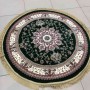 سجاد تركي لمار اخضر غامق دائري