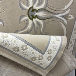 سجاد تركي ديلوكس 9770A كريم بيج مقاس 80*150