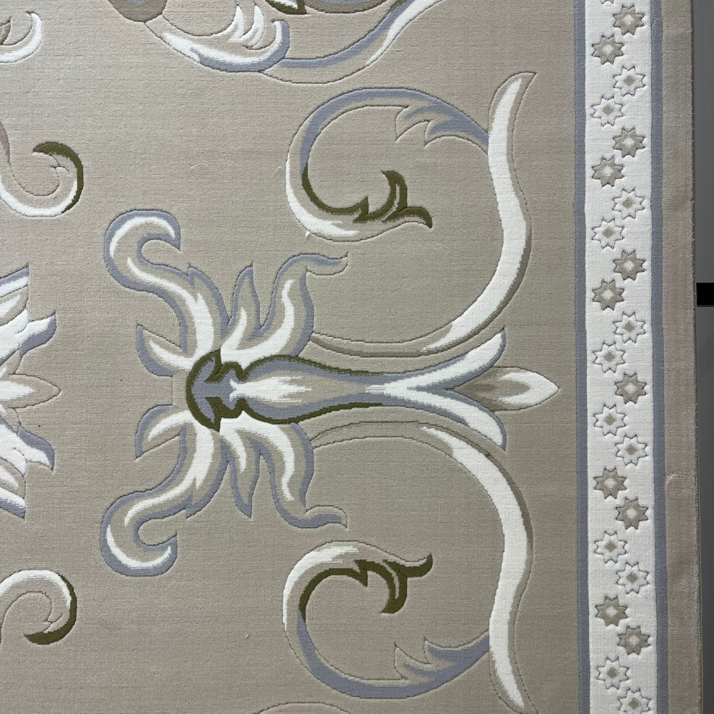 سجاد تركي ديلوكس 9770A كريم بيج مقاس 80*150