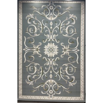 سجاد تركي ديلوكس 9688E كريم سماوي مقاس 250*350