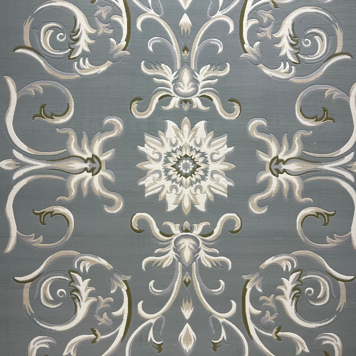 سجاد تركي ديلوكس 9770A كريم سماوي مقاس 250*350