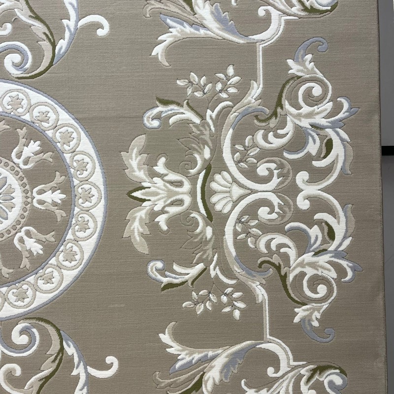 سجاد تركي ديلوكس 9688E كريم بني مقاس 200*300