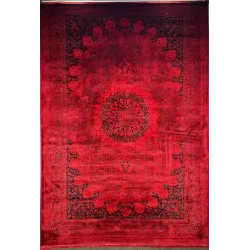 سجاد تركي بخارى قندهار افغاني P1619 احمر غامق مقاس 150*220