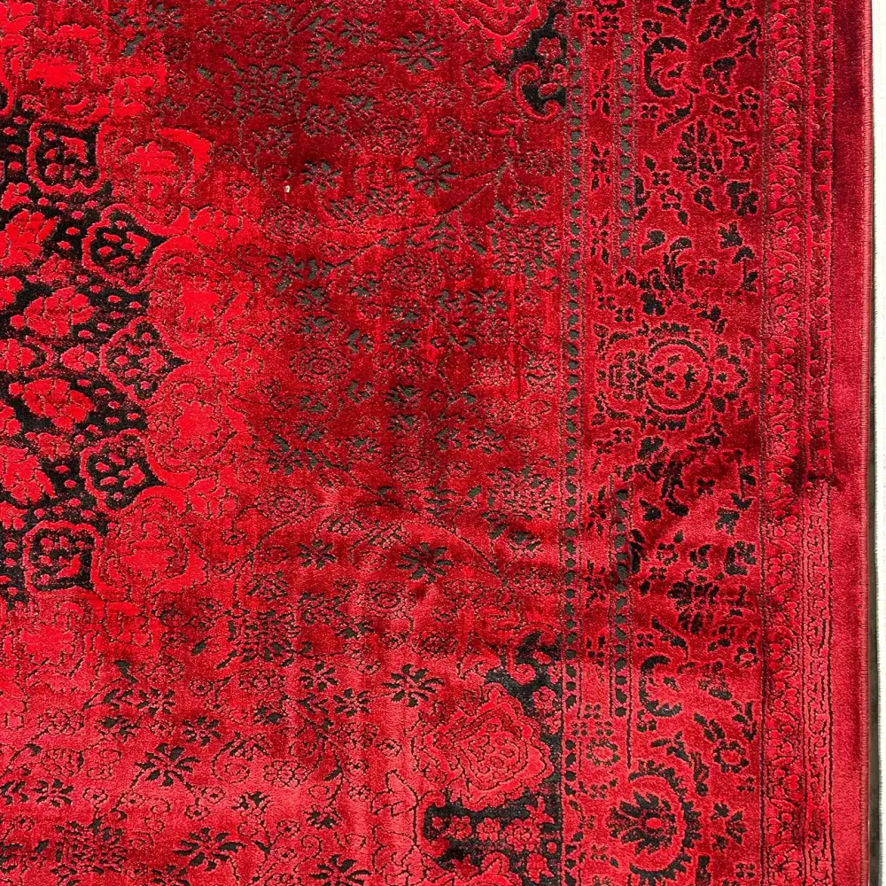 سجاد تركي بخارى قندهار افغاني P1619 احمر غامق مقاس 400*600