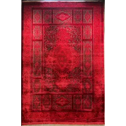 سجاد تركي بخارى قندهار افغاني P1620 احمر غامق مقاس 50*80