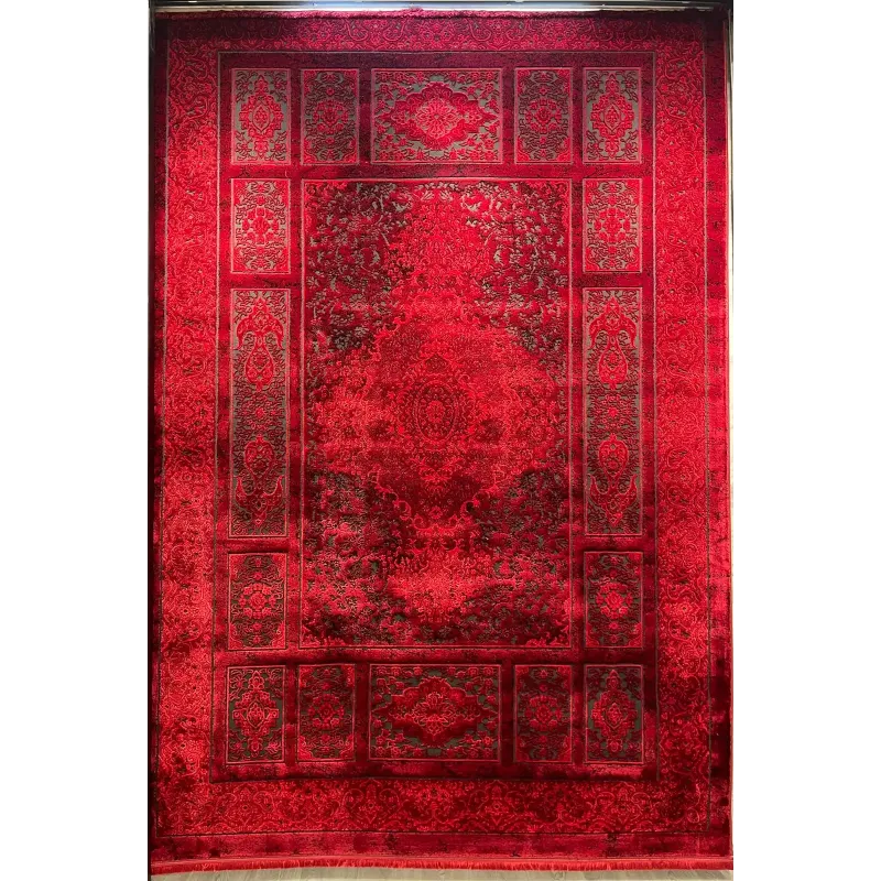 سجاد تركي بخارى قندهار افغاني P1620 احمر غامق مقاس 300*500