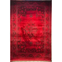 سجاد تركي بخارى قندهار افغاني P1448 احمر غامق مقاس 400*600