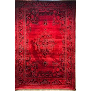 سجاد تركي بخارى قندهار افغاني P1448 احمر غامق مقاس 300*500