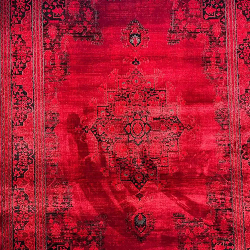 سجاد تركي بخارى قندهار افغاني P1448 احمر غامق مقاس 400*600