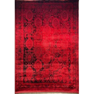سجاد تركي بخارى قندهار افغاني P1455 احمر غامق مقاس 100*300