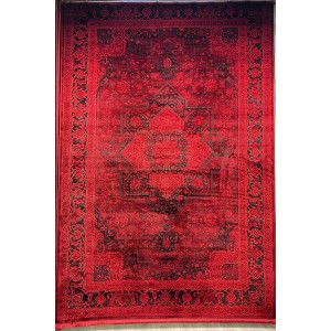 سجاد تركي بخارى قندهار افغاني P1664 احمر غامق مقاس 300*500