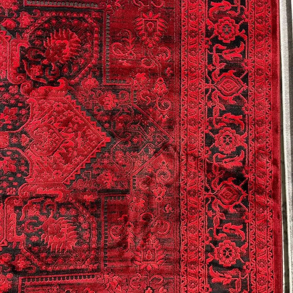 سجاد تركي بخارى قندهار افغاني P1664 احمر غامق مقاس 100*300