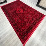 سجاد تركي بخارى قندهار افغاني P1665 احمر غامق مقاس 400*400