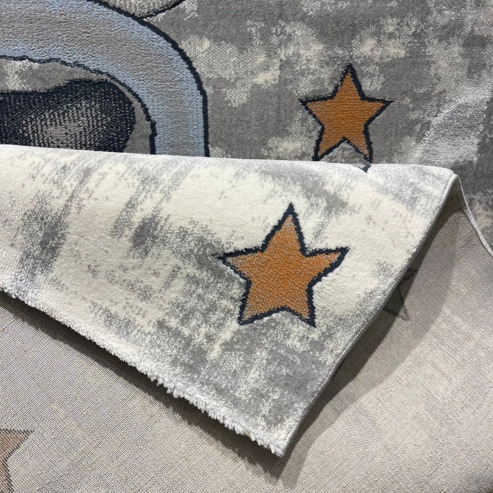 سجاد تركي اطفال كيدز 52644B اللون ابيض رصاصي فاتح مقاس 120*170 سجاد تركي اطفال كيدز 52644B اللون ابيض رصاصي فاتح مقاس 120*170