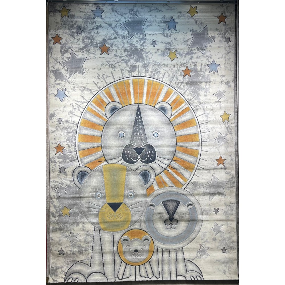 سجاد تركي اطفال كيدز 52646A اللون ابيض رصاصي فاتح مقاس 300*400 سجاد تركي اطفال كيدز 52646A اللون ابيض رصاصي فاتح مقاس 300*400