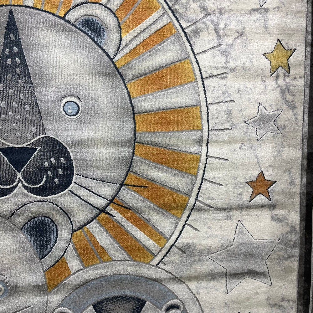 سجاد تركي اطفال كيدز 52646A اللون ابيض رصاصي فاتح مقاس 300*400 سجاد تركي اطفال كيدز 52646A اللون ابيض رصاصي فاتح مقاس 300*400