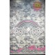 سجاد تركي اطفال كيدز 52659A اللون زهري ابيض مقاس 80*150 سجاد تركي اطفال كيدز 52659A اللون زهري ابيض مقاس 80*150