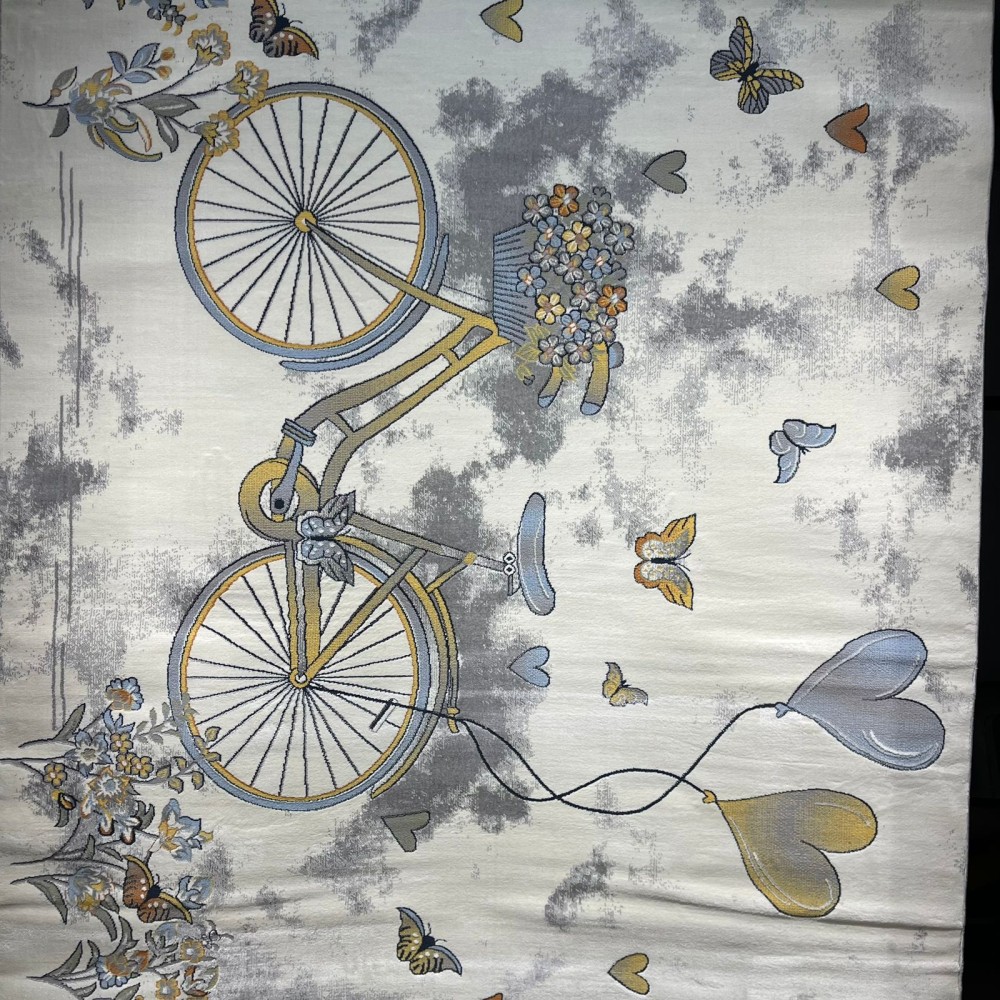 سجاد تركي اطفال كيدز 40682A اللون ابيض رصاصي فاتح مقاس 300*400 سجاد تركي اطفال كيدز 40682A اللون ابيض رصاصي فاتح مقاس 300*400