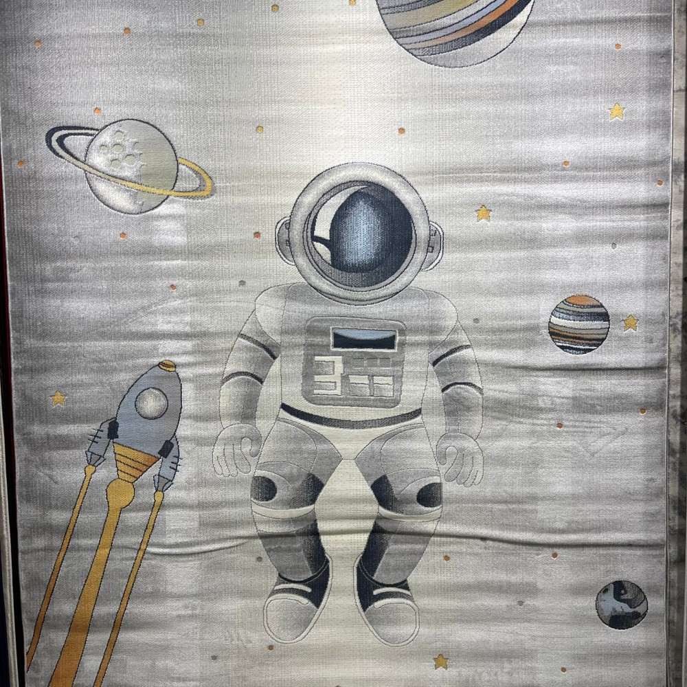 سجاد تركي اطفال كيدز 40683A اللون ابيض رصاصي فاتح مقاس 80*150 سجاد تركي اطفال كيدز 40683A اللون ابيض رصاصي فاتح مقاس 80*150