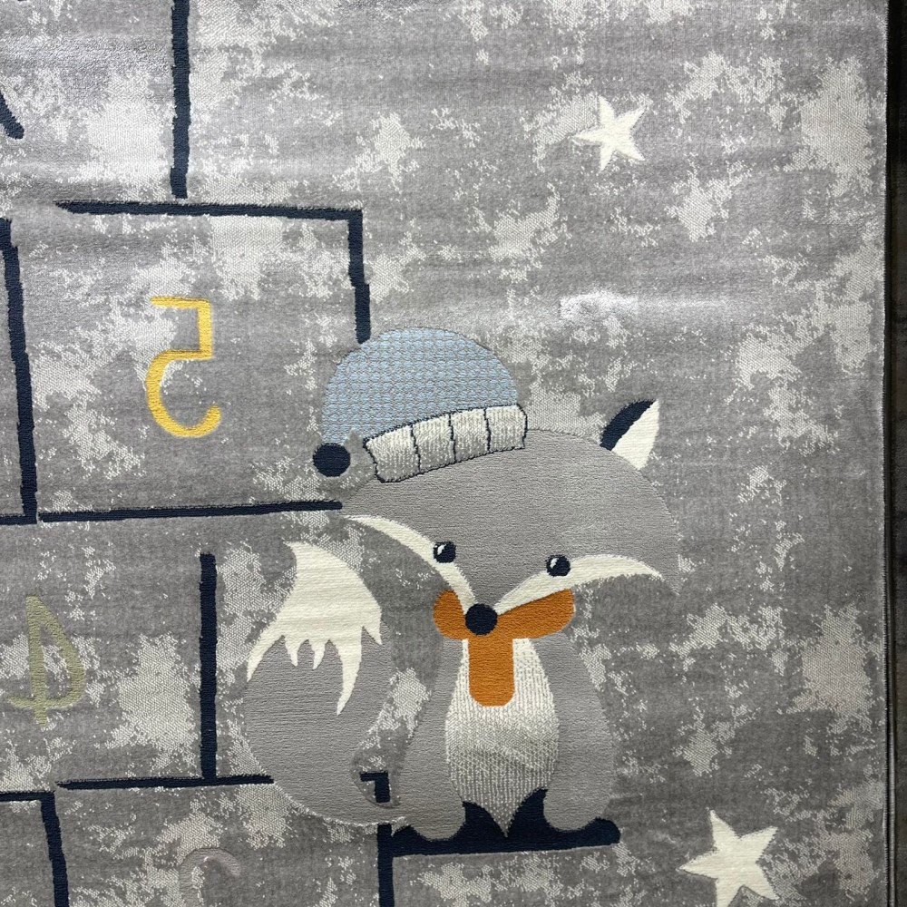 سجاد تركي اطفال كيدز 40684A اللون ابيض رصاصي فاتح مقاس 300*400 سجاد تركي اطفال كيدز 40684A اللون ابيض رصاصي فاتح مقاس 300*400