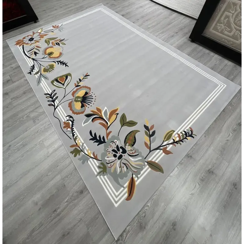 سجاد تركي المصممين نوفا 9938A كريم سيلفر مقاس 100*200