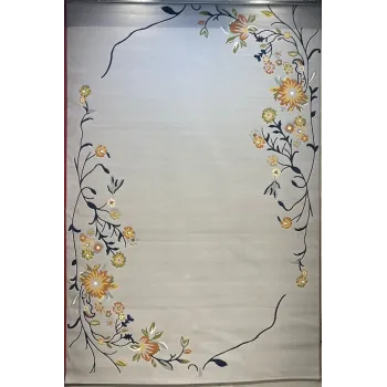 سجاد تركي المصممين نوفا 9943A كريم سيلفر مقاس 100*200