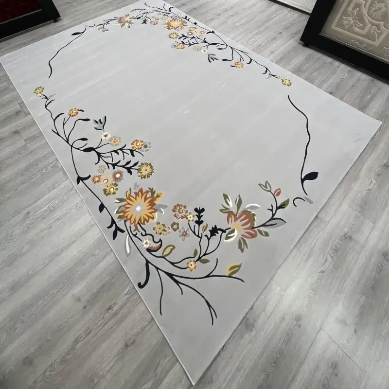 سجاد تركي المصممين نوفا 9943A كريم سيلفر مقاس 250*350