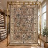 سجاد بوهيمي نوفكس تركي  H7475A بني مقاس 100*300 سم